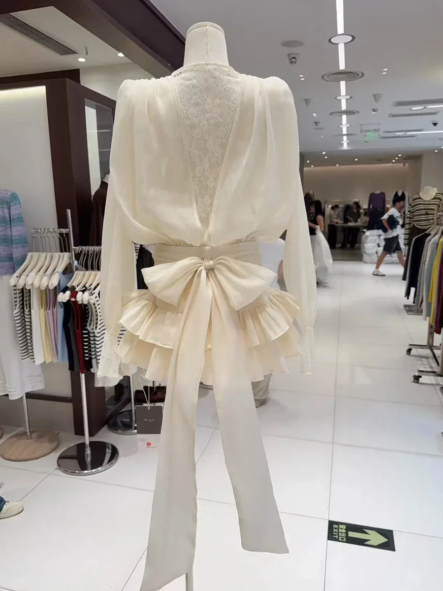 The Rosaline Lace Mini Dress