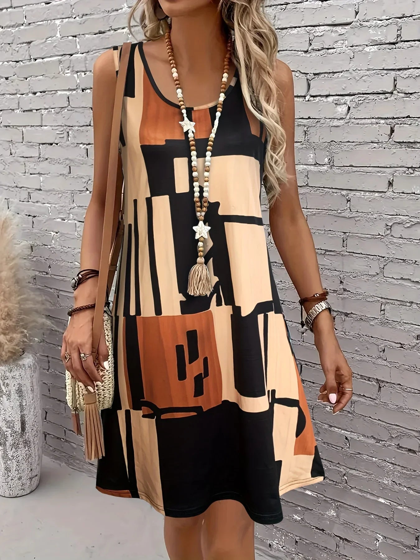The Riviera Geo Midi Dress from the Lavishly Me Edit at Lavishly Me