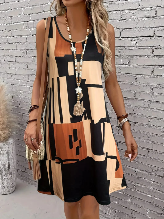 The Riviera Geo Midi Dress from the Lavishly Me Edit at Lavishly Me