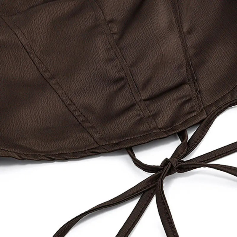 The Valencia Lace-Up Crop Top from the Soft & Sophisticated at Lavishly Me