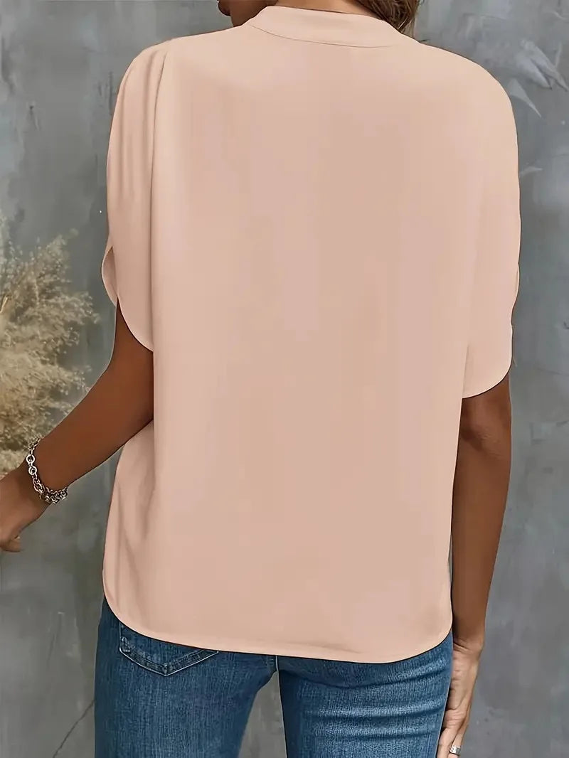 The Camille V-Neck Blouse from the Lavishly Me Edit at Lavishly Me