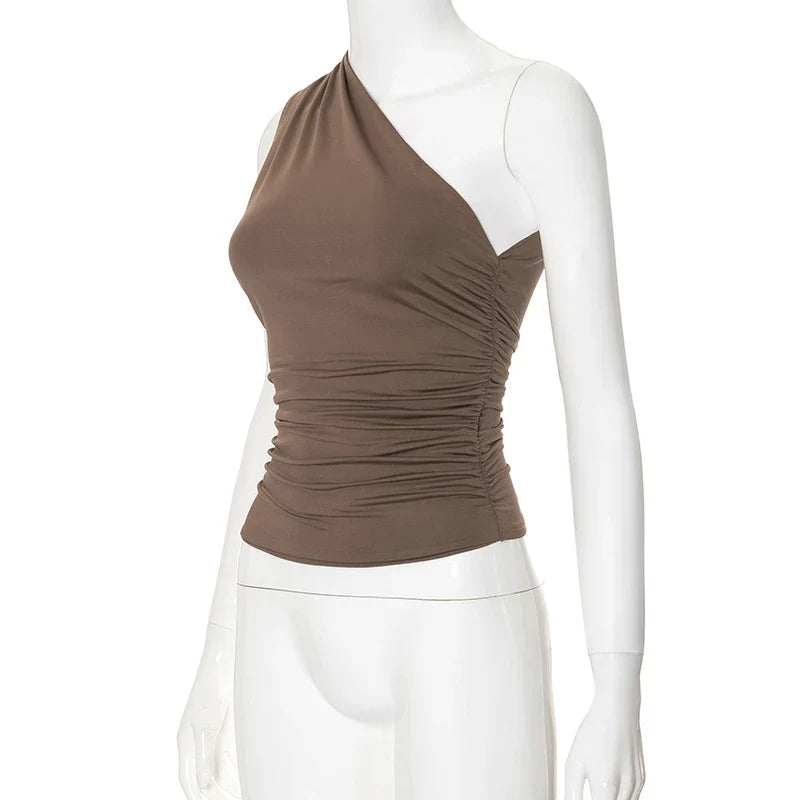 The Sienna One-Shoulder Tank from the Lavishly Me Edit at Lavishly Me