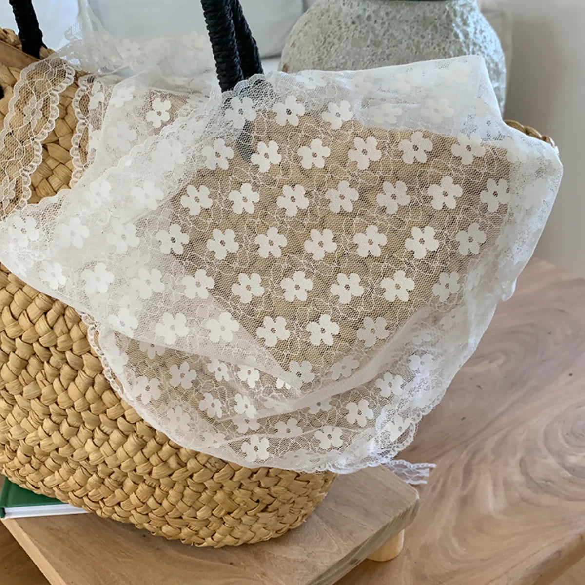 The Fleur Lace Scarf