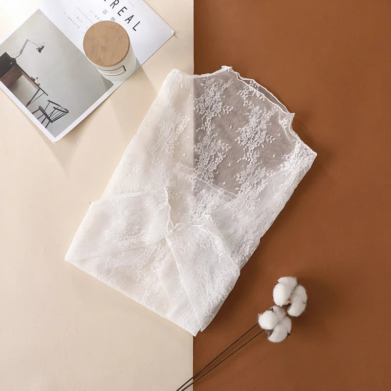 The Noir Veil Mesh Top