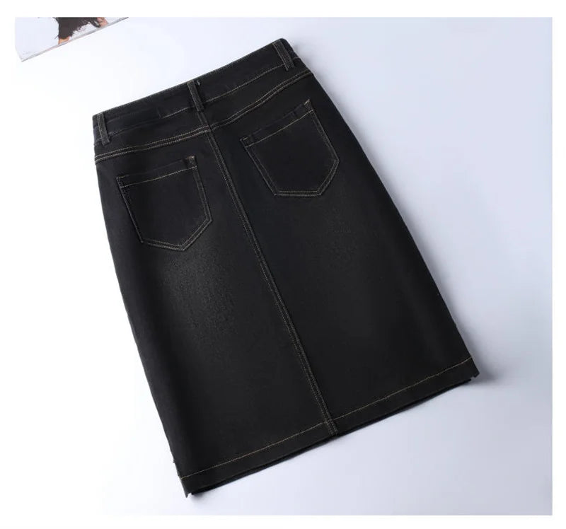 The Soho Split Denim Skirt from the Lavishly Me Edit at Lavishly Me