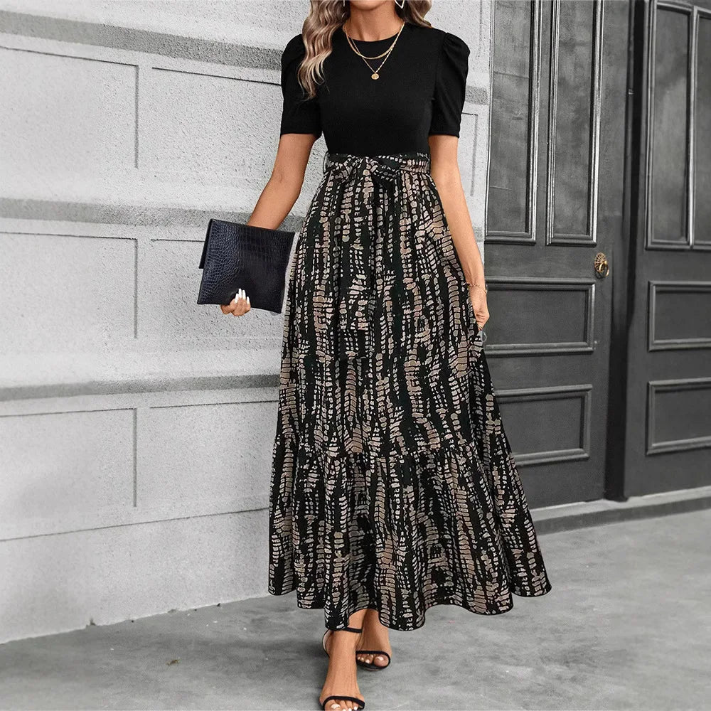 The Provence Floral Lace-Up Maxi Dress from the Soft & Sophisticated at Lavishly Me