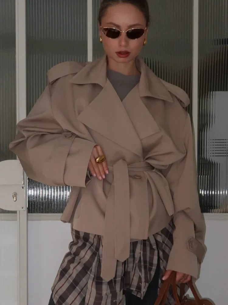The Chelsea Cropped Trench Jacket from the Lavishly Me Edit at Lavishly Me