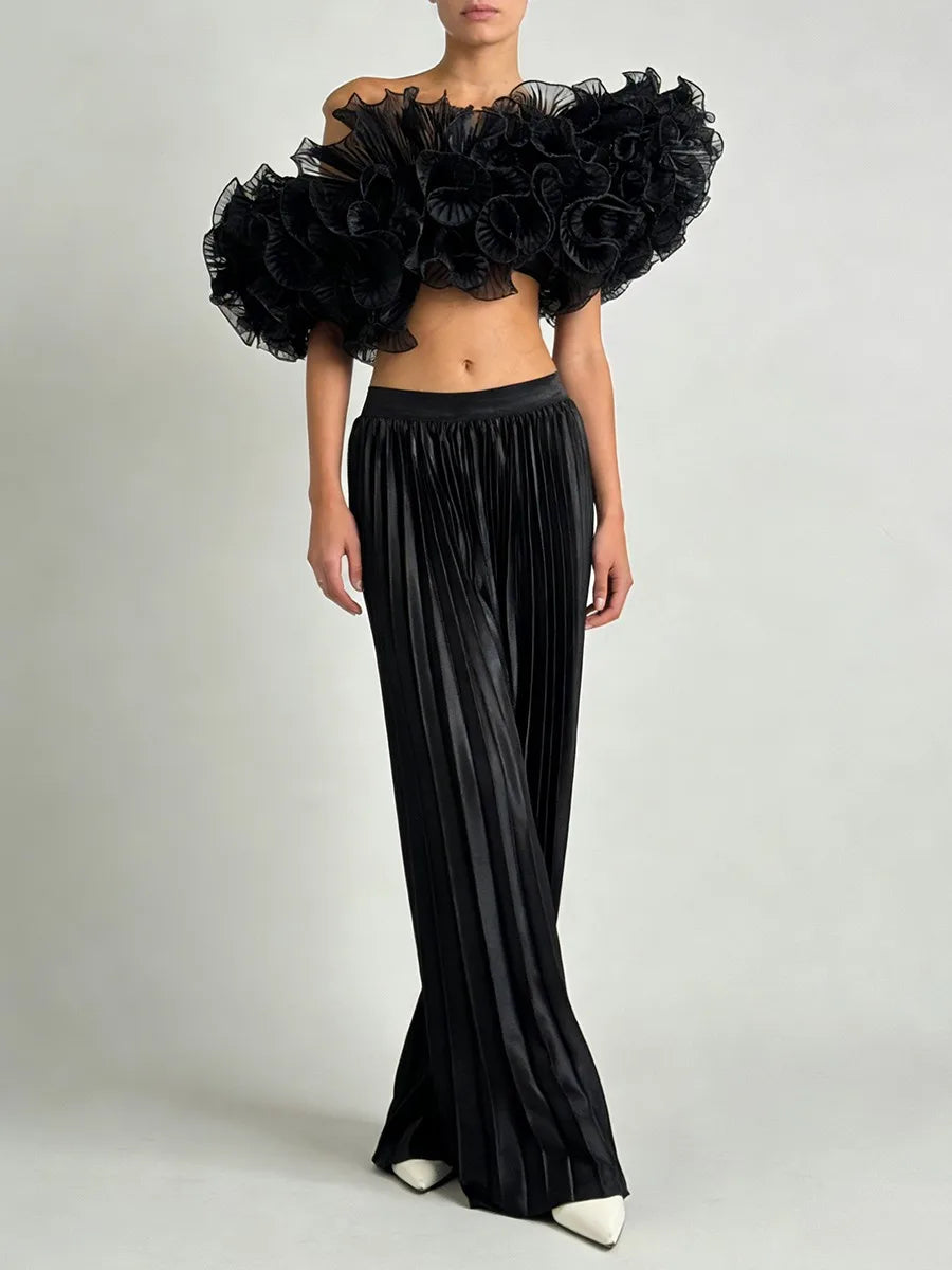 The Portofino Asymmetrical Pant Set from the Everyday Luxe at Lavishly Me