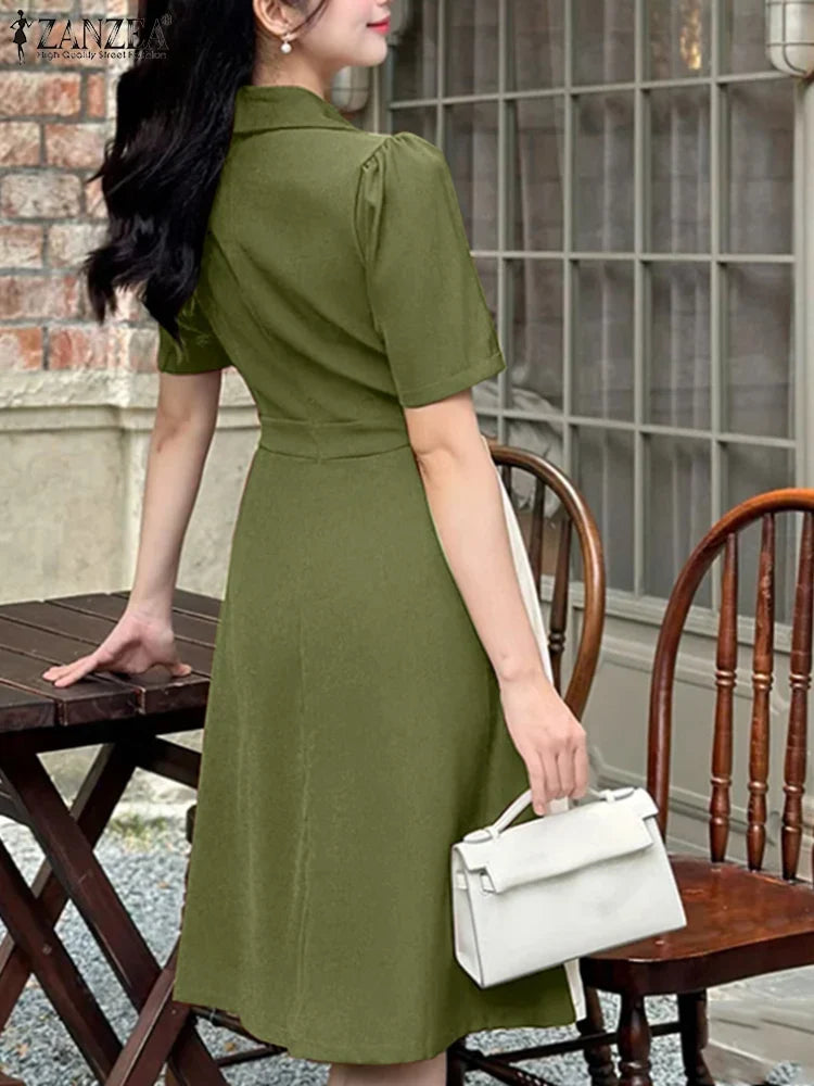 The Riviera Pleated Shirt Dress from the Lavishly Me Edit at Lavishly Me