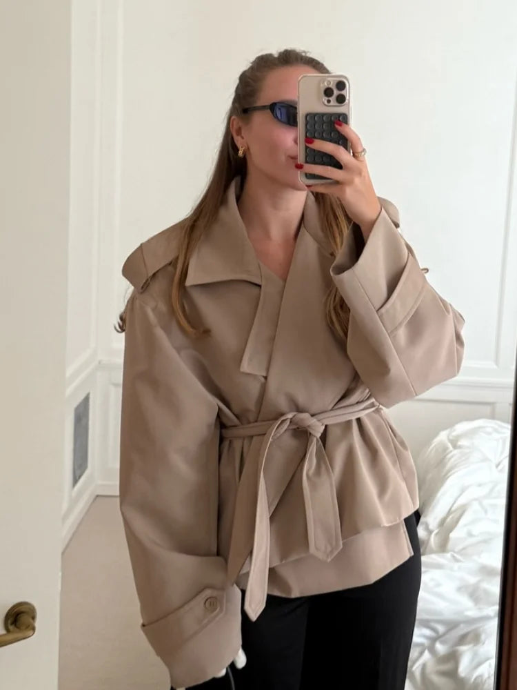 The Chelsea Cropped Trench Jacket from the Lavishly Me Edit at Lavishly Me