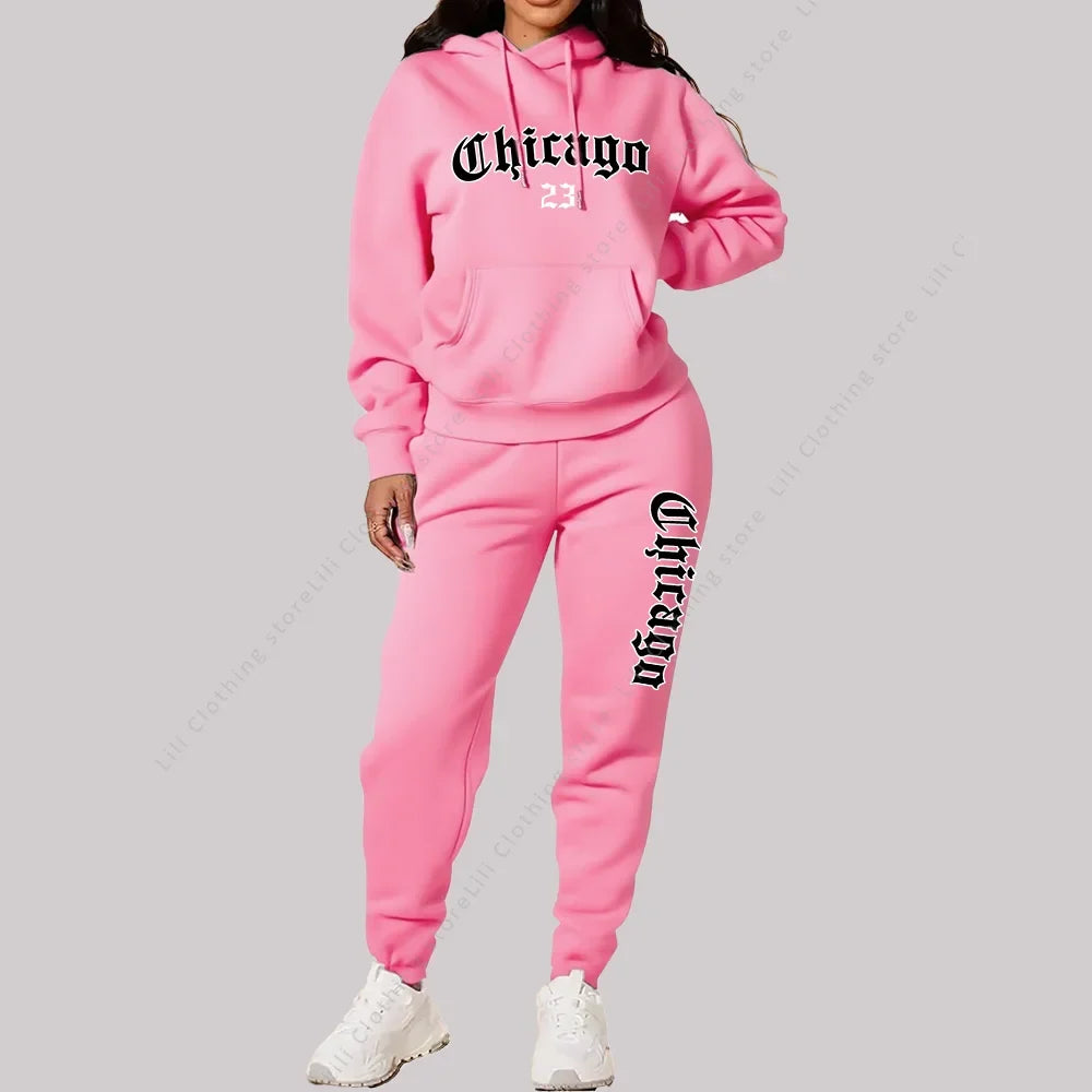The Chicago Blush Tracksuit from the Everyday Luxe at Lavishly Me