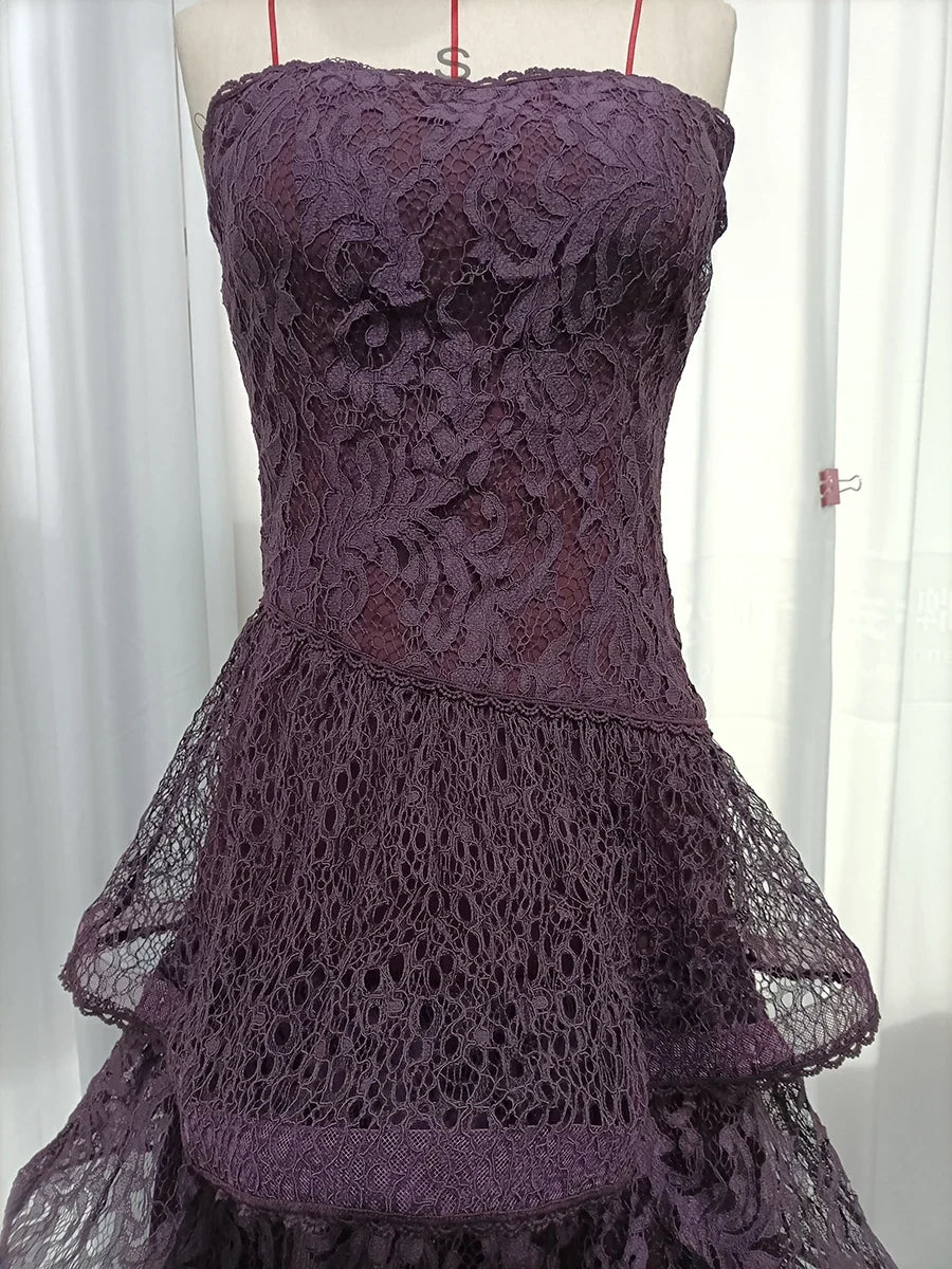 The Alessandra Lace Ruffle Maxi Dress from the Soft & Sophisticated at Lavishly Me