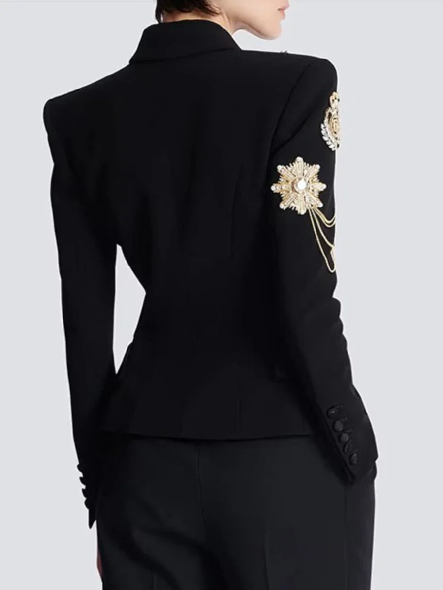 The Monaco Chain-Embellished Blazer from the Boss Energy at Lavishly Me