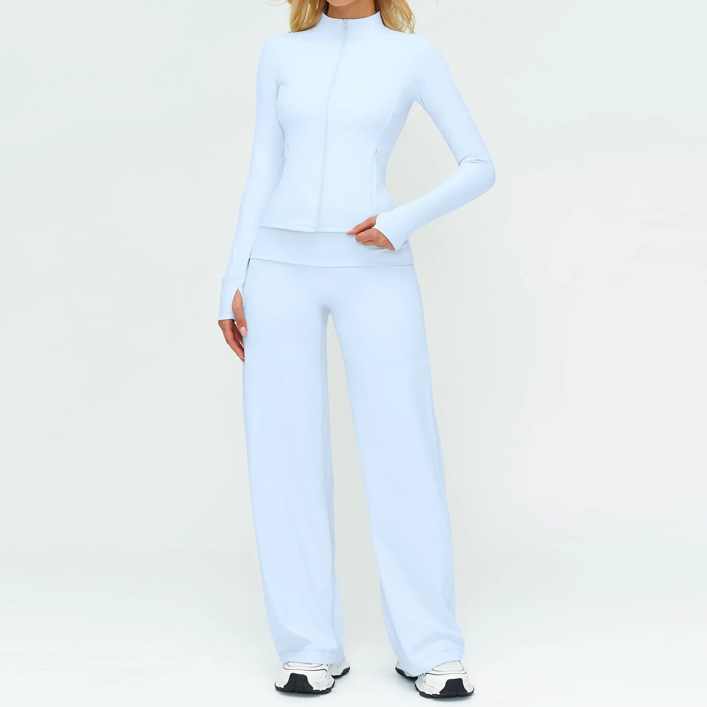 The Elevé Three-Piece Active Set from the Everyday Luxe at Lavishly Me