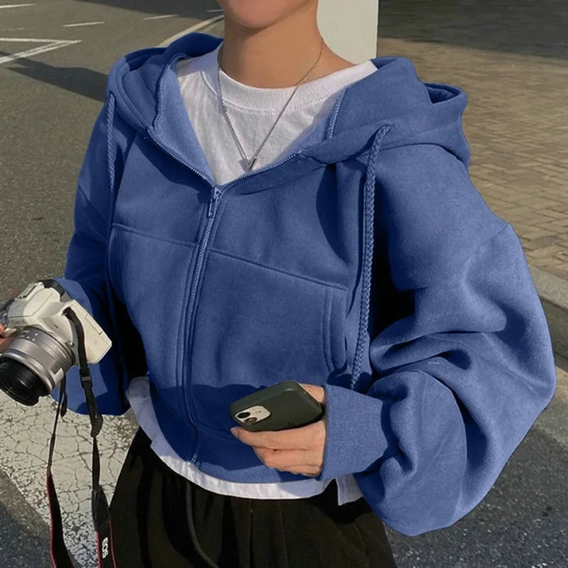 The Seoul Fleece-Lined Zip Hoodie from the Lavishly Me Edit at Lavishly Me