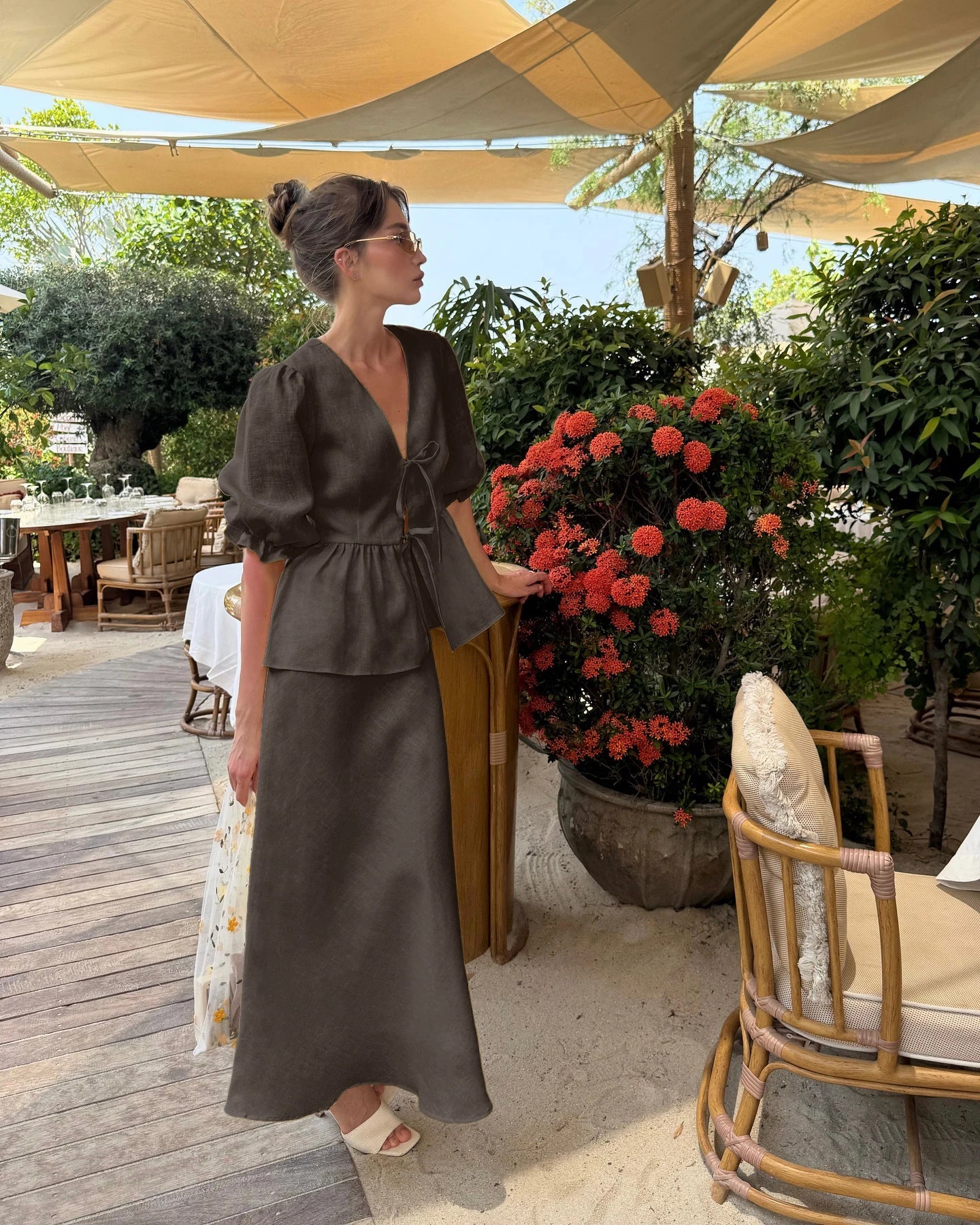 The Savannah Cotton Skirt Set from the Everyday Luxe at Lavishly Me