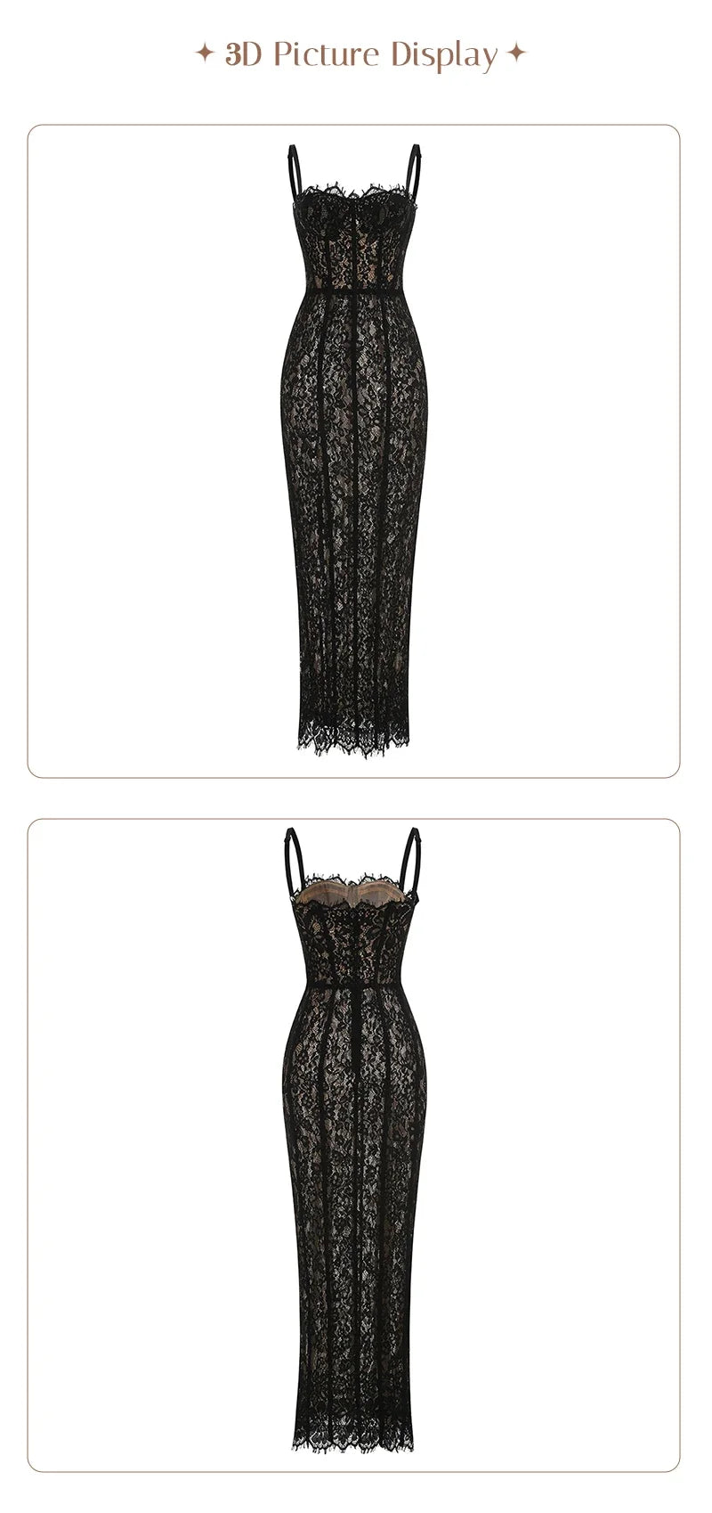 The Midnight Lace Gown from the Celebration Edit at Lavishly Me