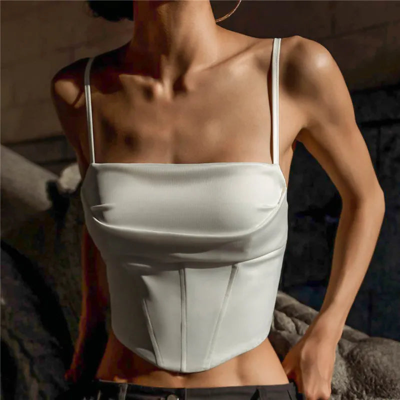 The Valencia Lace-Up Crop Top from the Soft & Sophisticated at Lavishly Me