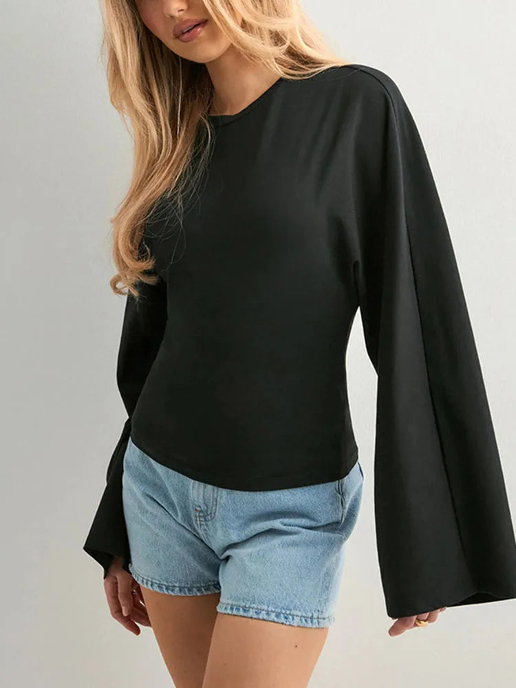 The Sienna Long-Sleeve Crop Top from the Lavishly Me Edit at Lavishly Me