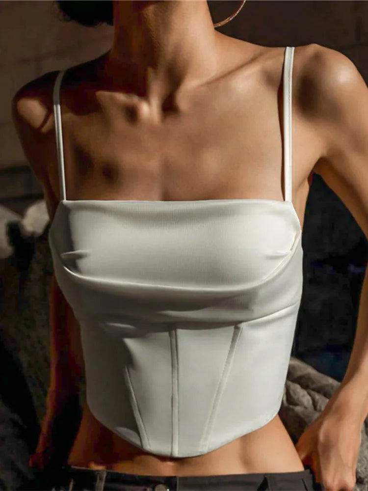The Valencia Lace-Up Crop Top from the Soft & Sophisticated at Lavishly Me