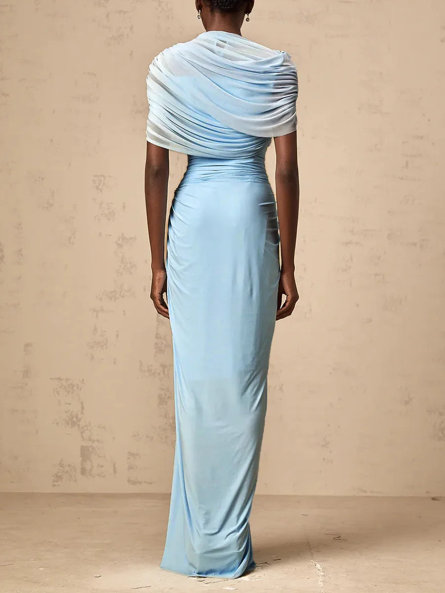 The Emilia Pleated Column Dress from the Lavishly Me Edit at Lavishly Me