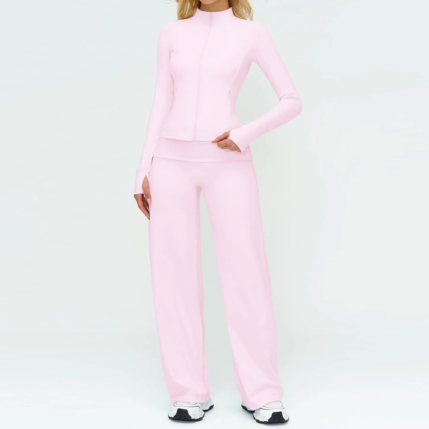 The Elevé Three-Piece Active Set from the Everyday Luxe at Lavishly Me