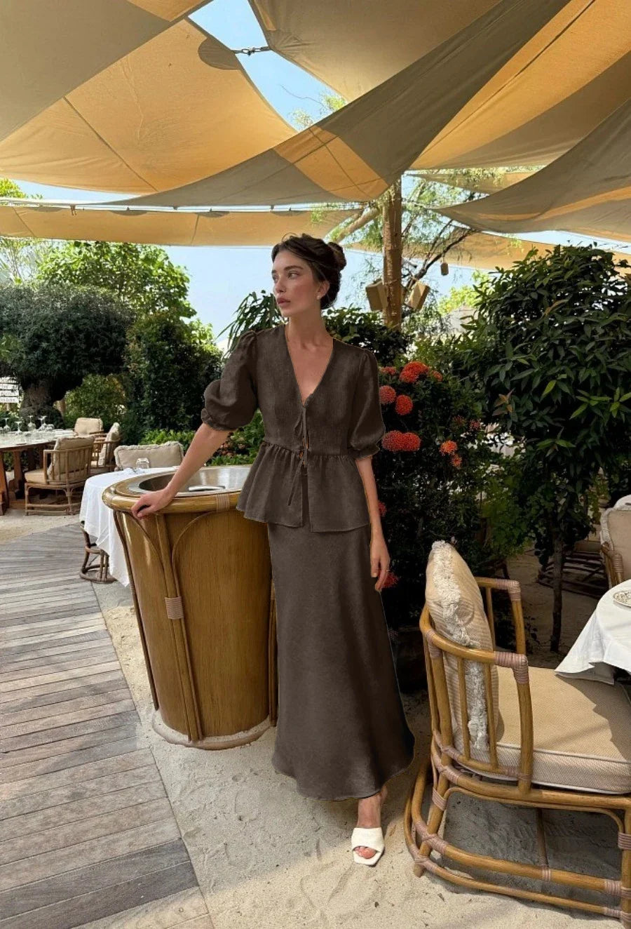 The Savannah Cotton Skirt Set from the Everyday Luxe at Lavishly Me
