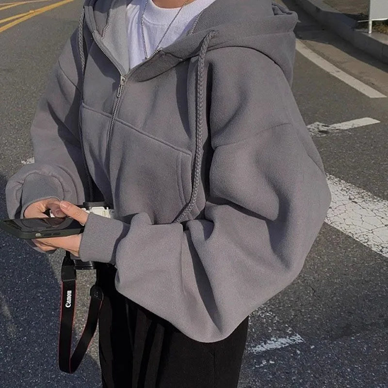 The Seoul Fleece-Lined Zip Hoodie from the Lavishly Me Edit at Lavishly Me