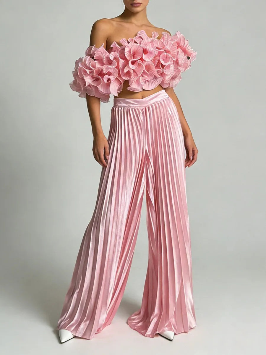 The Portofino Asymmetrical Pant Set from the Everyday Luxe at Lavishly Me
