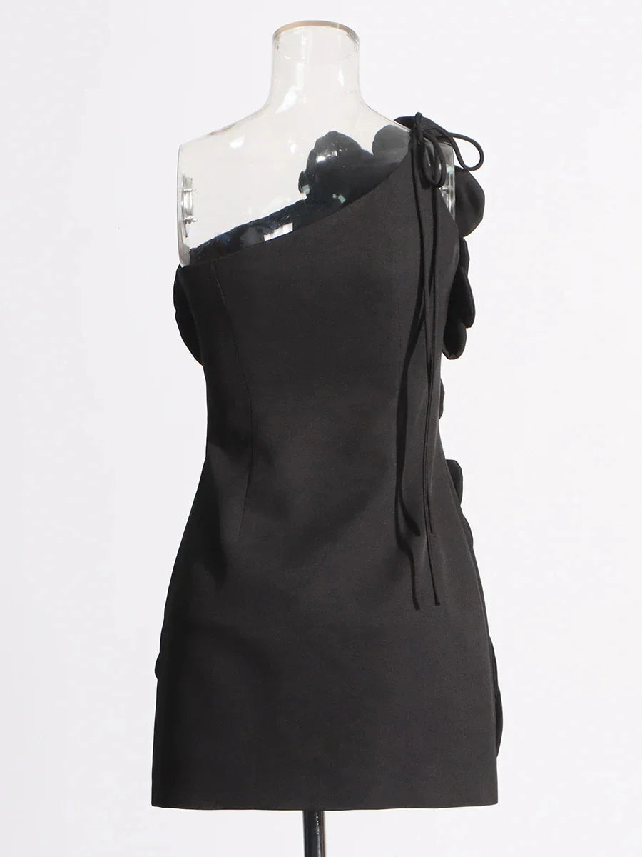 The Dominique Lace-Up Dress