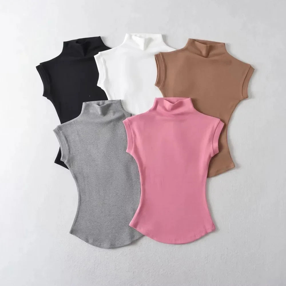 The Sloane Sleeveless Turtleneck