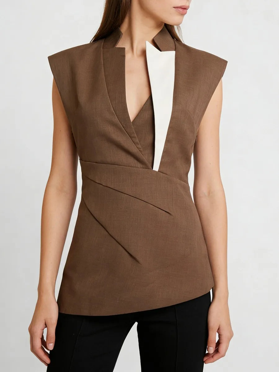 The Avant Colorblock Sculpted Vest from the Lavishly Me Edit at Lavishly Me