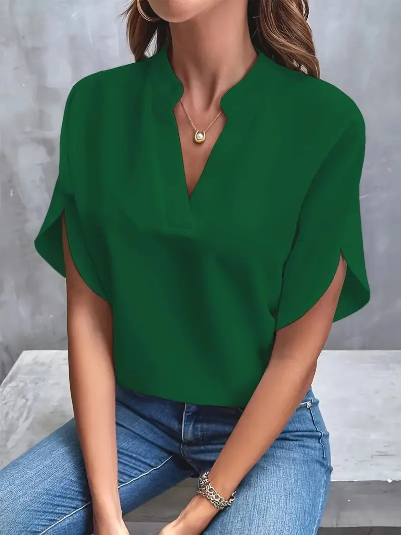 The Camille V-Neck Blouse from the Lavishly Me Edit at Lavishly Me