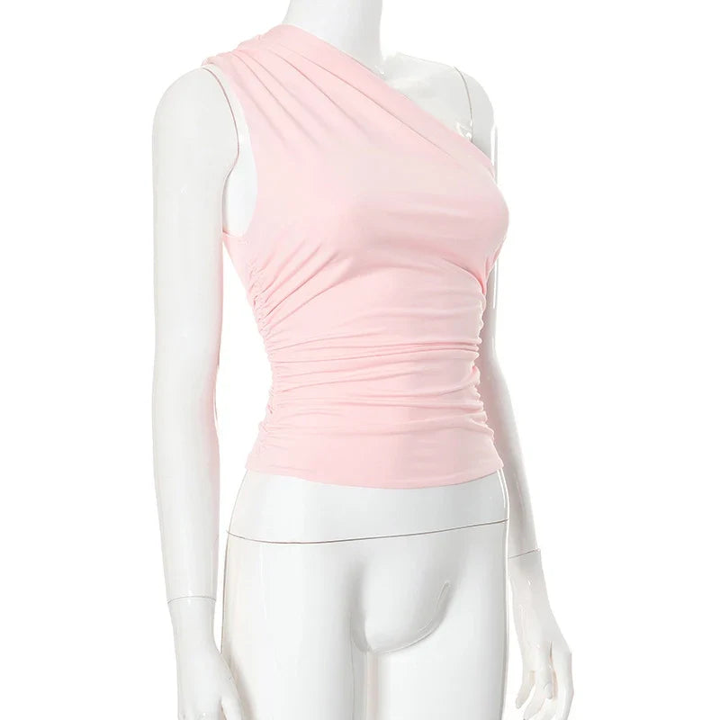 The Sienna One-Shoulder Tank from the Lavishly Me Edit at Lavishly Me