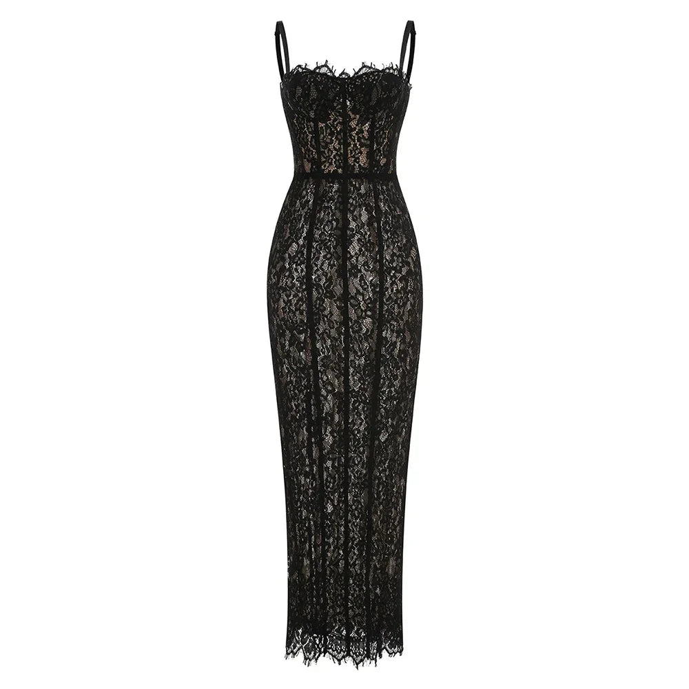 The Midnight Lace Gown from the Celebration Edit at Lavishly Me