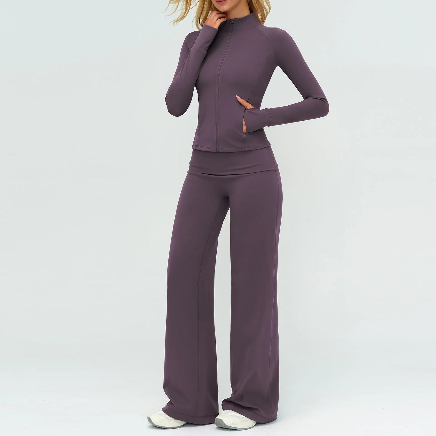The Elevé Three-Piece Active Set from the Everyday Luxe at Lavishly Me