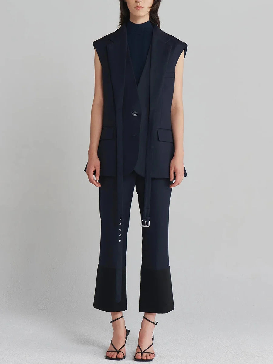 The Savoy Belted Longline Vest from the Lavishly Me Edit at Lavishly Me