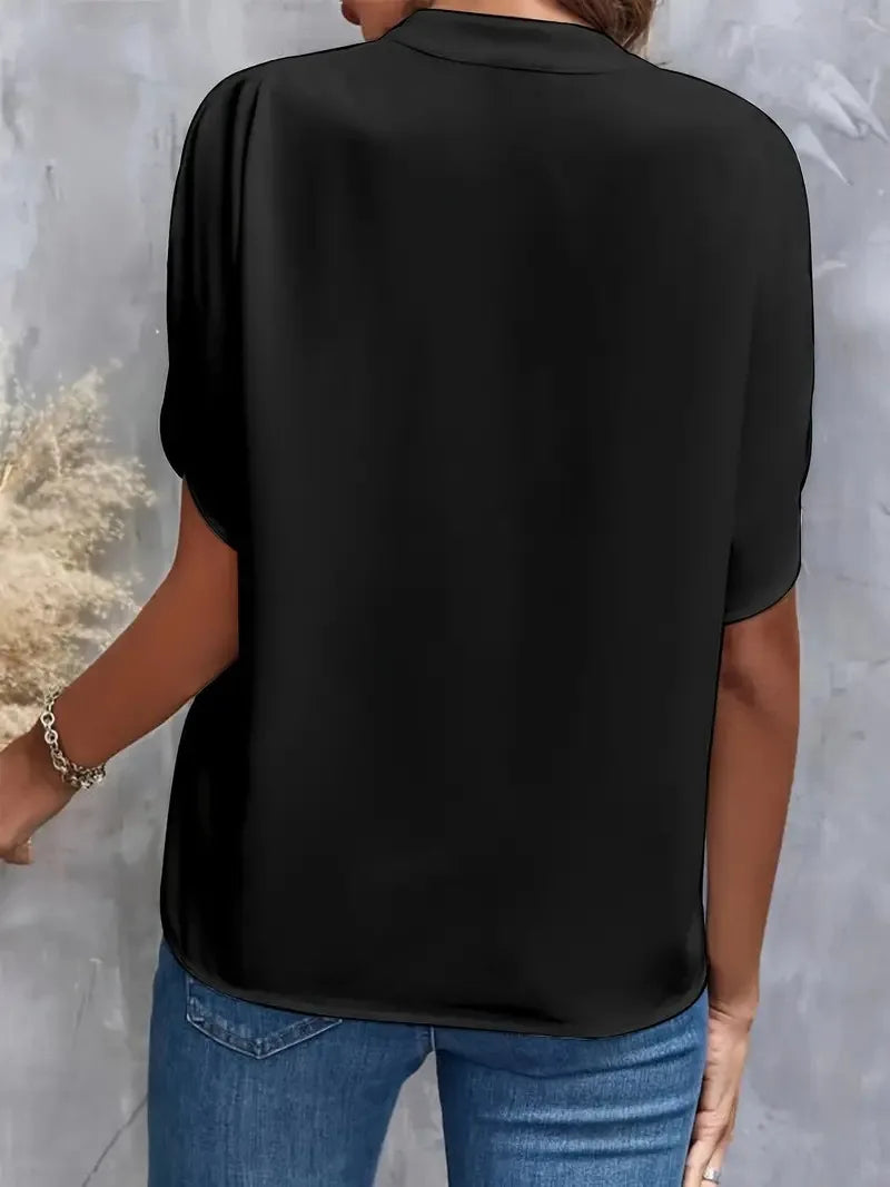 The Camille V-Neck Blouse from the Lavishly Me Edit at Lavishly Me