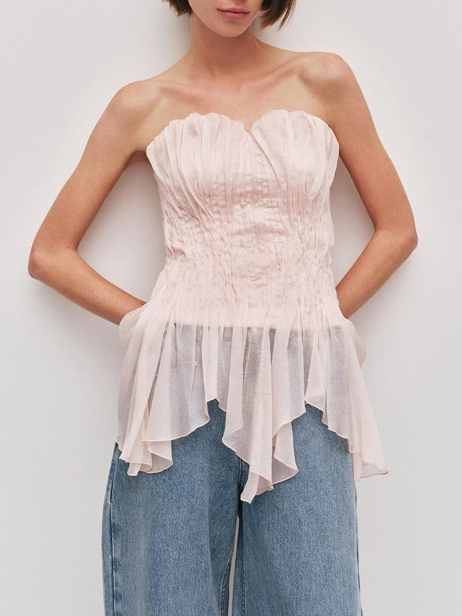 The Camille Sculpted Strapless Vest from the Lavishly Me Edit at Lavishly Me
