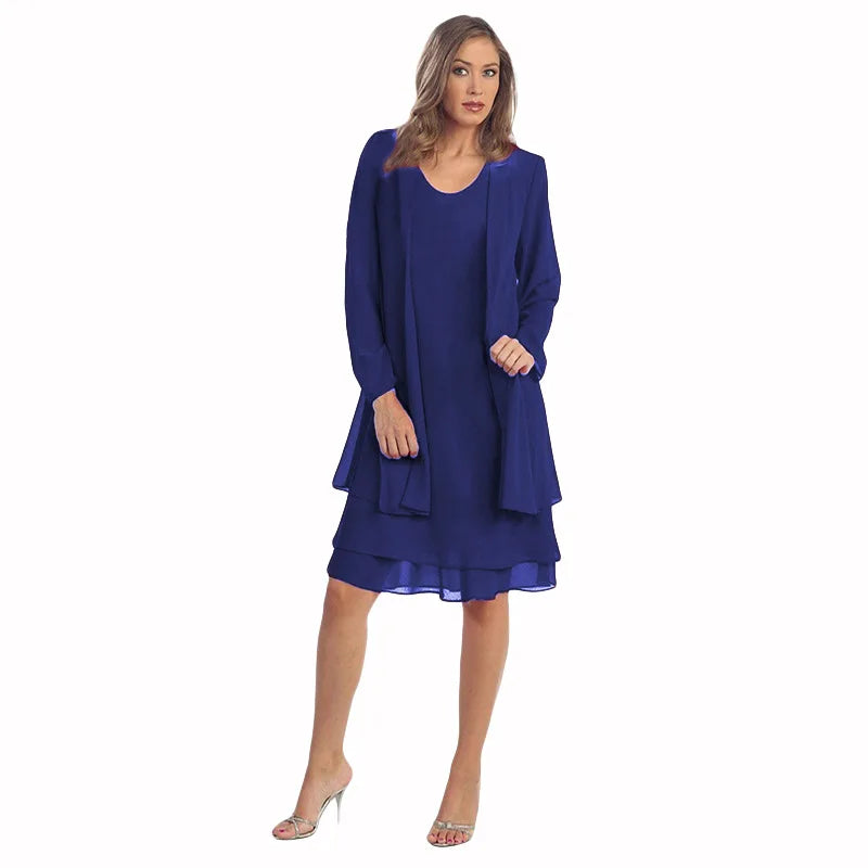 The Florence Chiffon Layered Dress Set from the Soft & Sophisticated at Lavishly Me