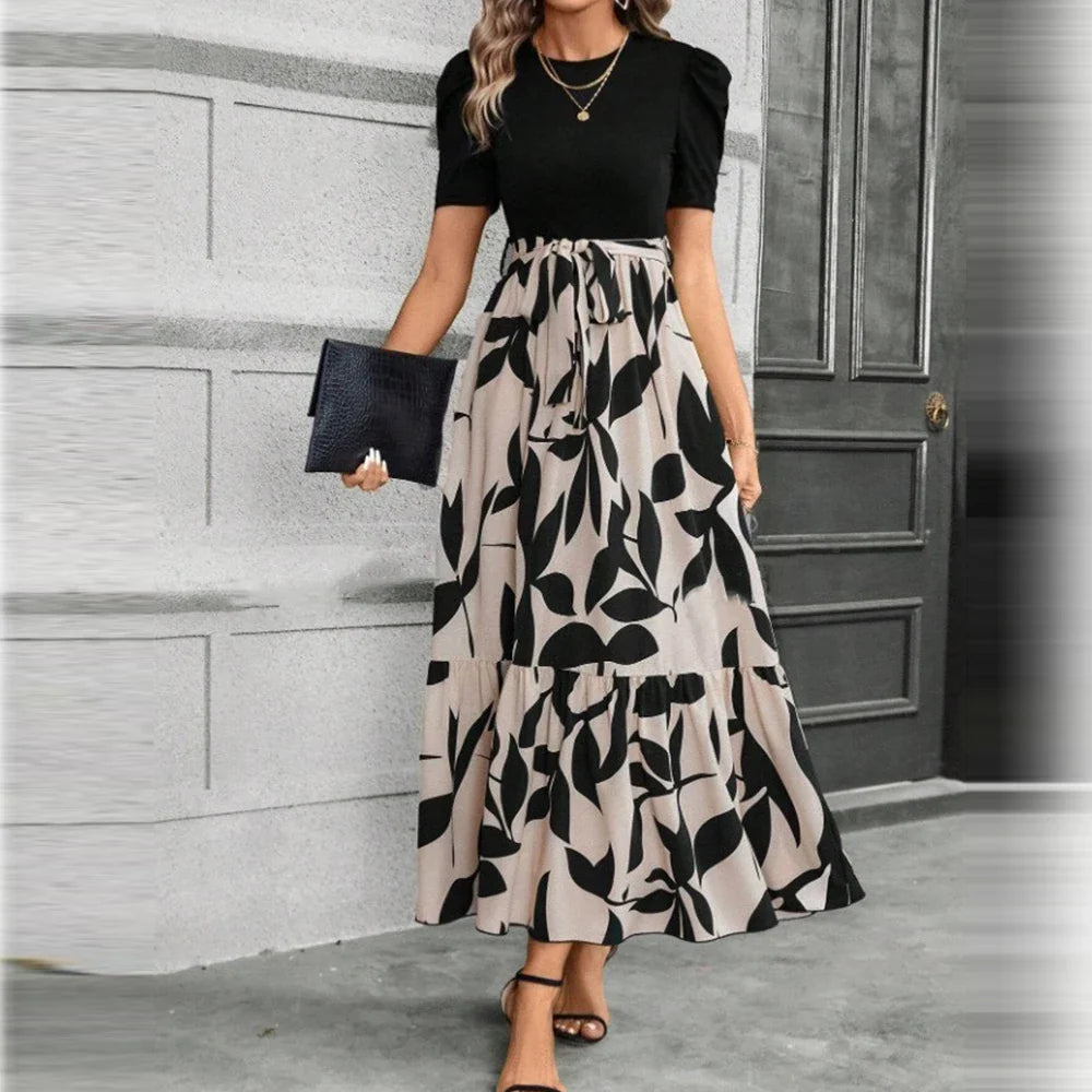 The Provence Floral Lace-Up Maxi Dress from the Soft & Sophisticated at Lavishly Me