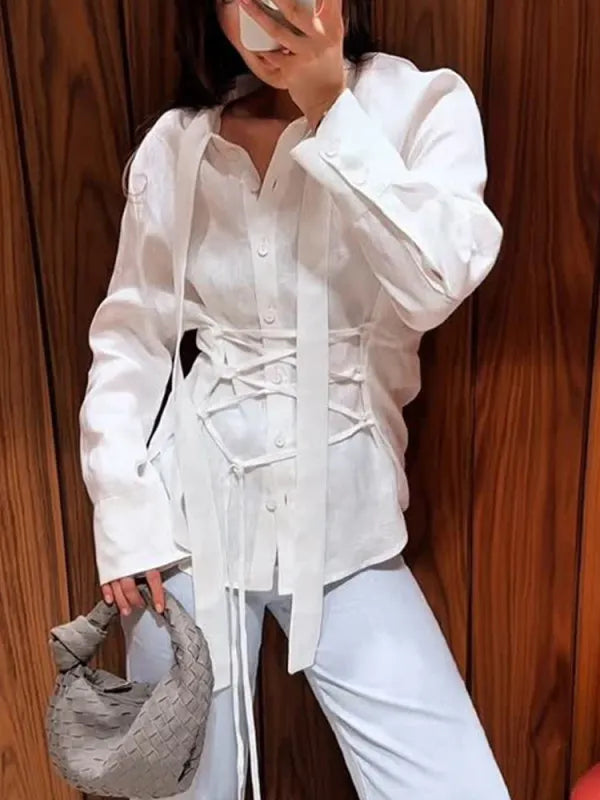 The Valencia Tie-Waist Blouse from the Lavishly Me Edit at Lavishly Me
