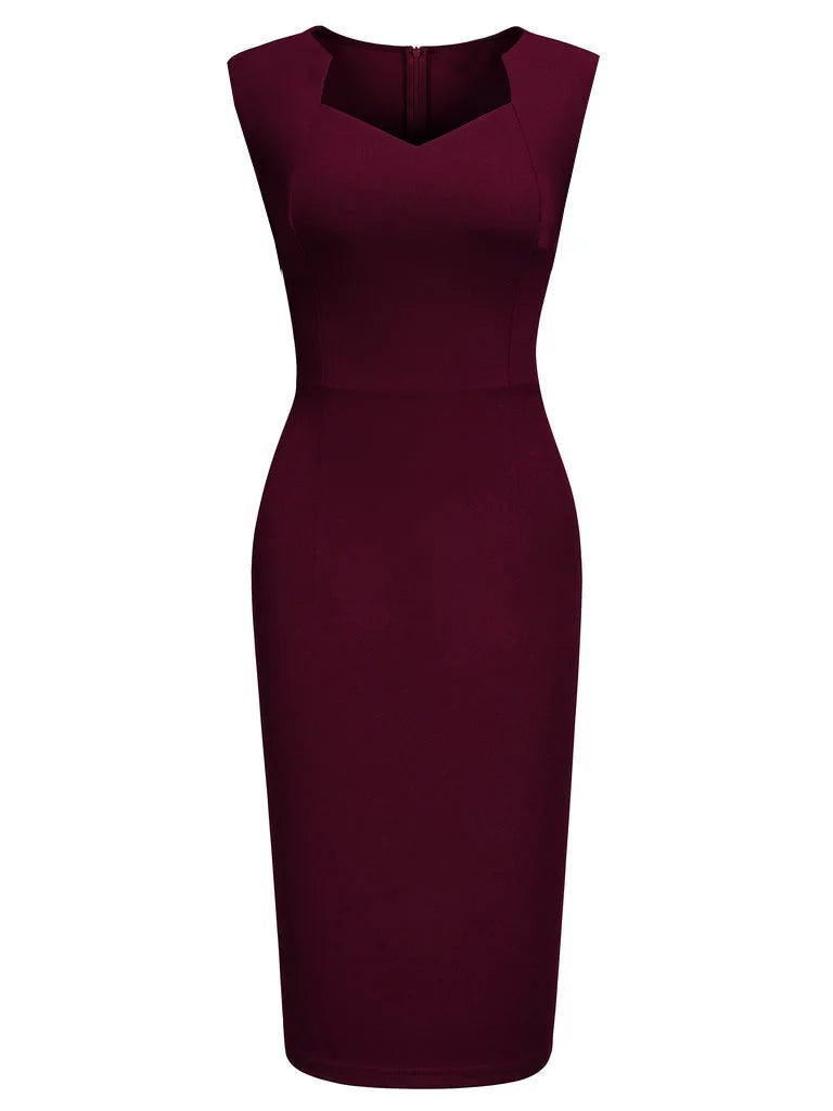 The Portia Square-Neck Sheath Dress from the Lavishly Me Edit at Lavishly Me