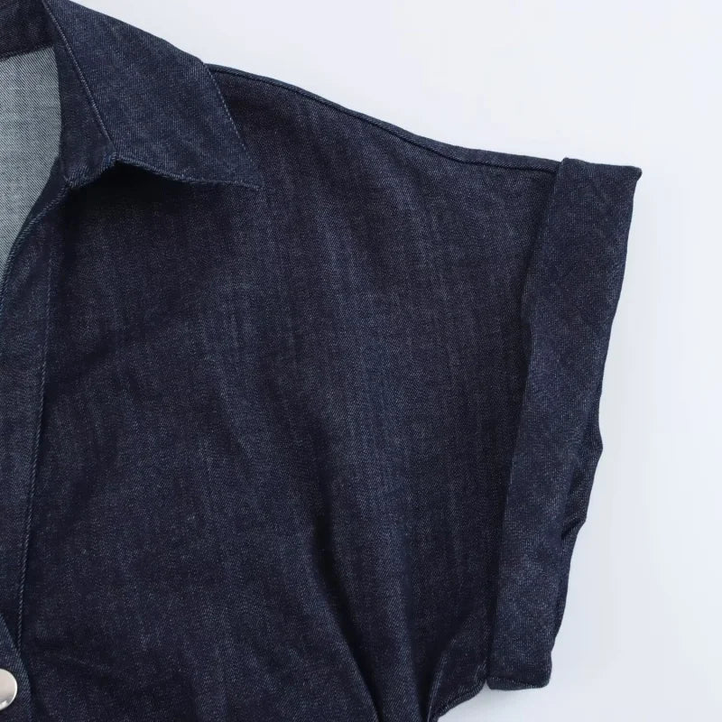 The Studio 1975 Denim Midi Dress from the Lavishly Me Edit at Lavishly Me