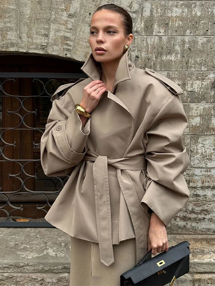 The Chelsea Cropped Trench Jacket from the Lavishly Me Edit at Lavishly Me