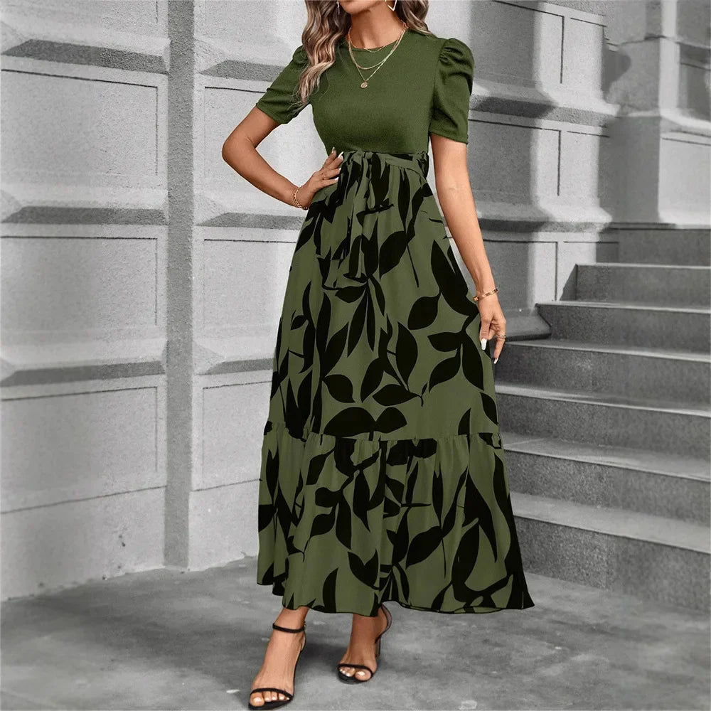 The Provence Floral Lace-Up Maxi Dress from the Soft & Sophisticated at Lavishly Me