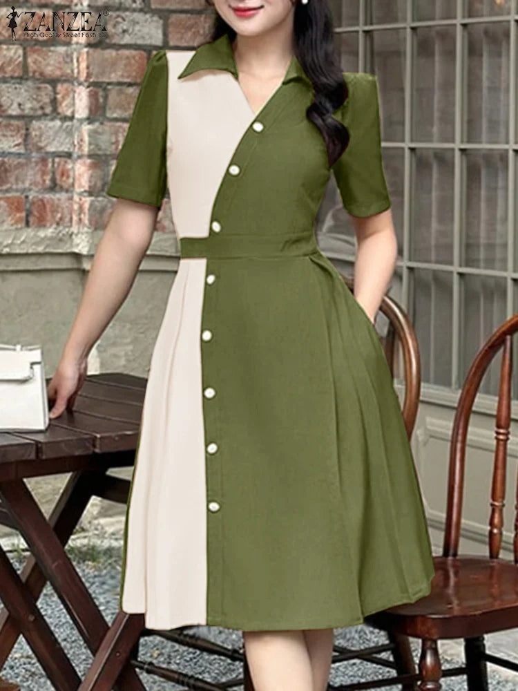 The Riviera Pleated Shirt Dress from the Lavishly Me Edit at Lavishly Me