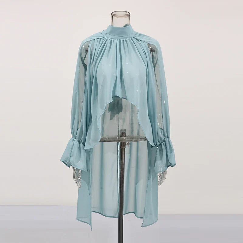 The Sable Minimalist Off-Shoulder Blouse from the After Dark at Lavishly Me