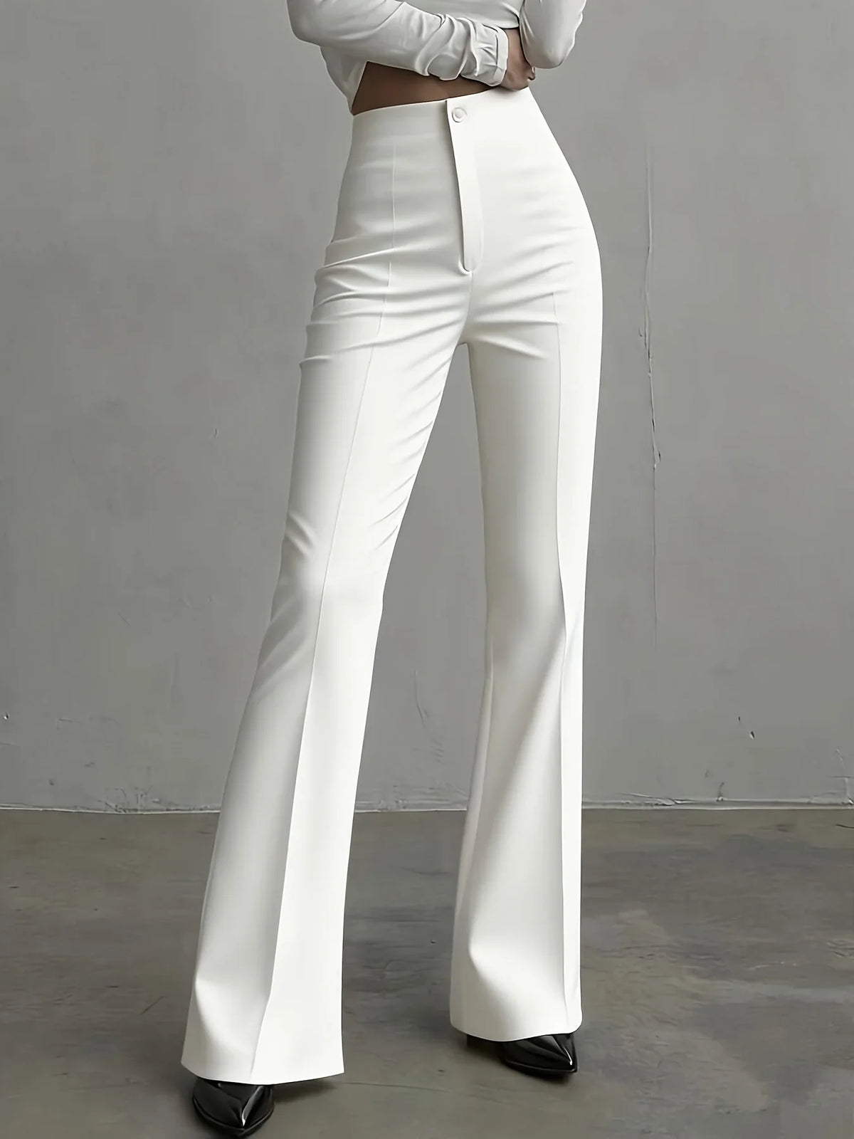 The Solstice Flared Trousers from the Boss Energy at Lavishly Me