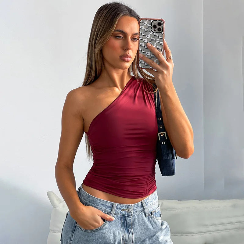 The Sienna One-Shoulder Tank from the Lavishly Me Edit at Lavishly Me